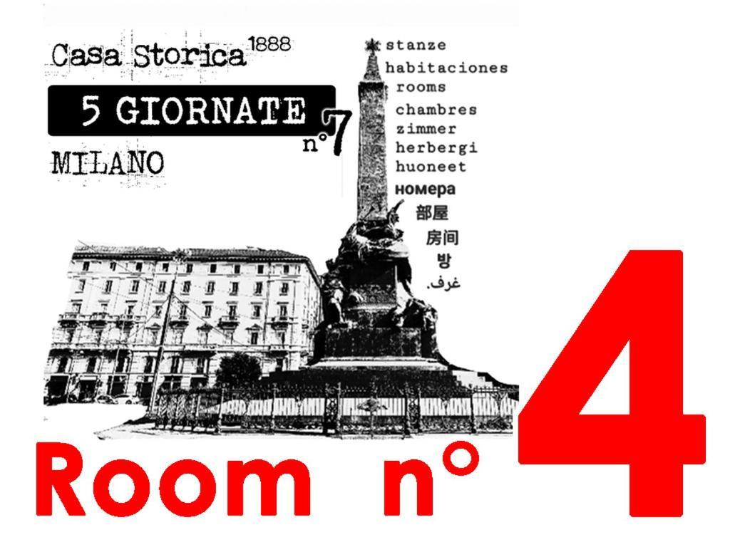 Casa Storica Piazza 5 Giornate Hotell Milano Rum bild